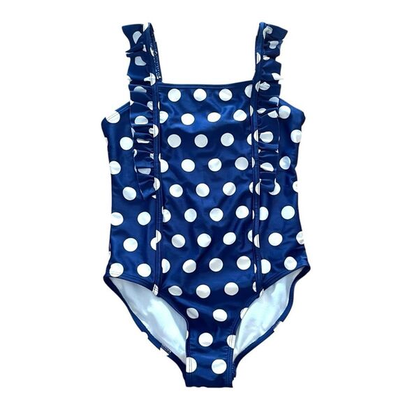 Cat & Jack Polka Dot One Piece Swimsuit - Picture 1 of 4